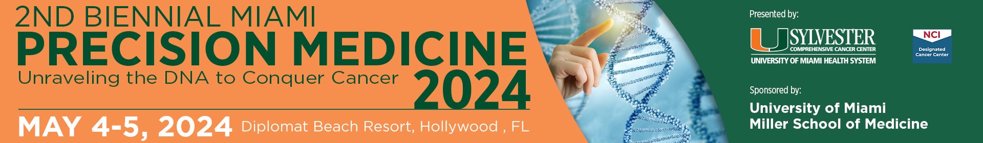 2nd Biennial Miami Precision Medicine 2024 Banner